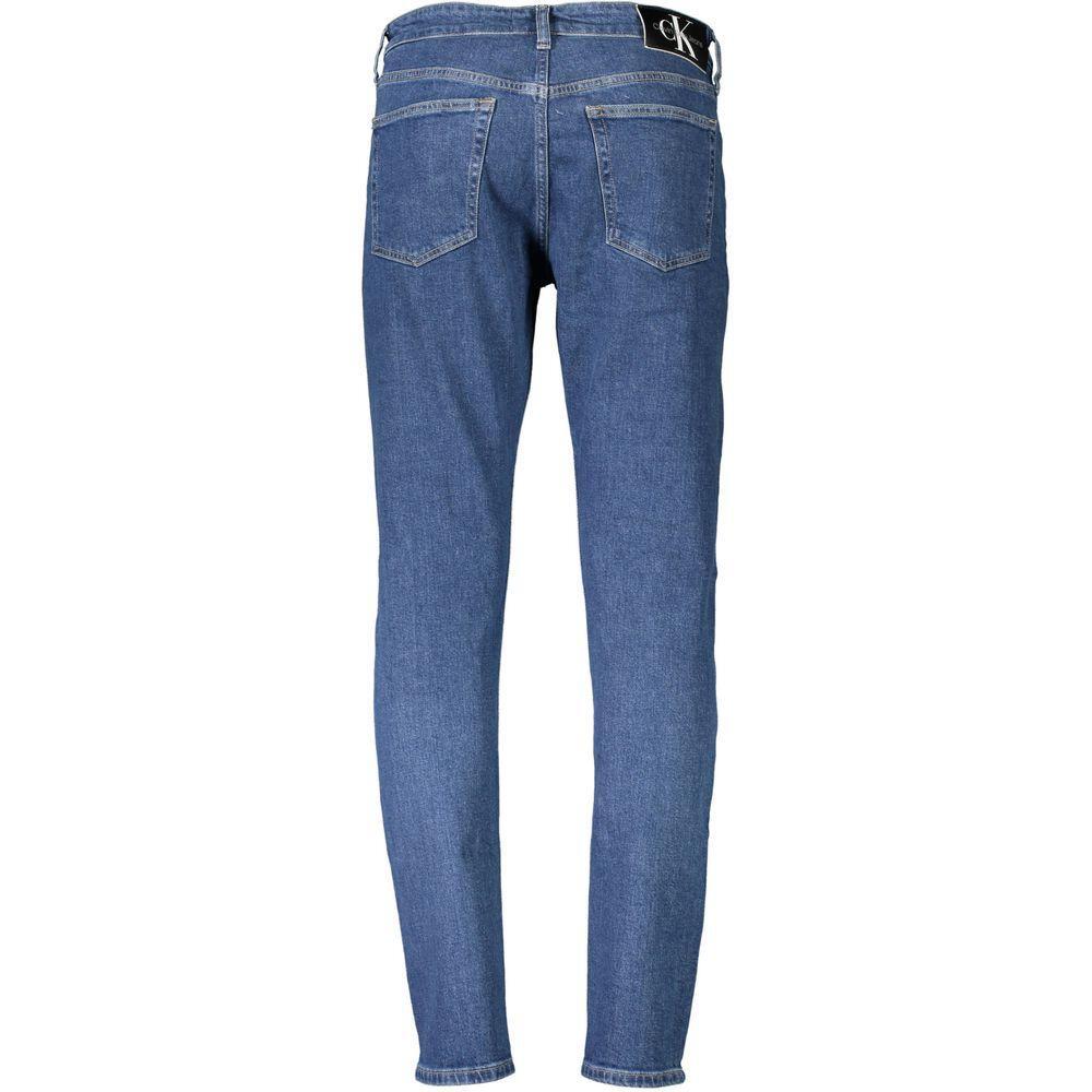 Calvin Klein Blue Cotton Men Jeans