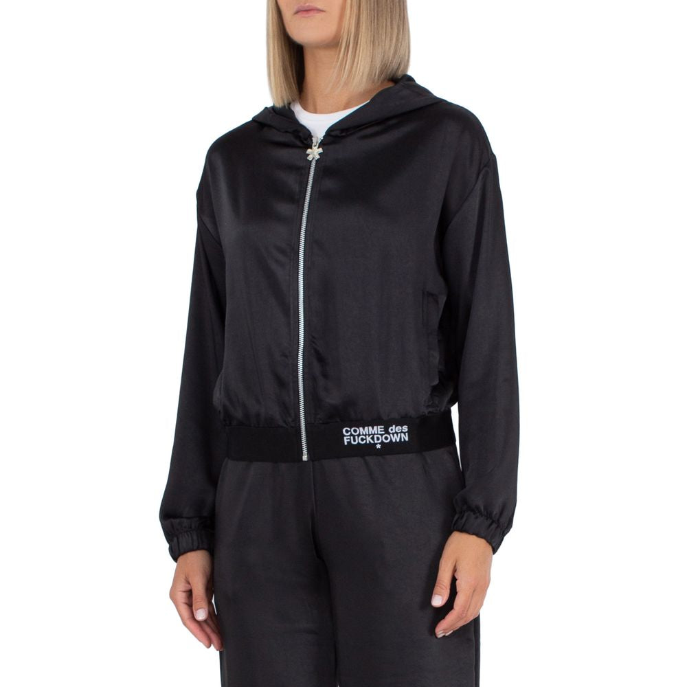 Comme Des Fuckdown Black Polyester Sweater CO-15675-XS