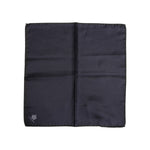 Dolce & Gabbana Blue DG Crown Silk Square Men Foulard Scarf MS7505
