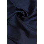 Dolce & Gabbana Dark Blue Silk Square Men Foulard Scarf MS7525