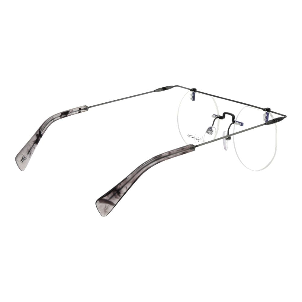 Yohji Yamamoto Gray Metal Glasses (Frames)