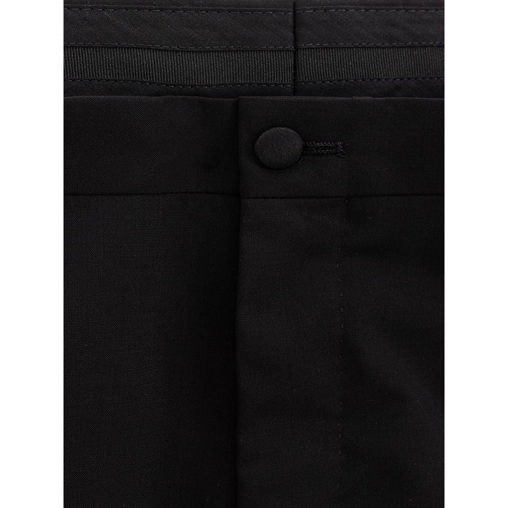 Dolce & Gabbana Black Wool Pant DO-141366720009985-IT54 | XXL
