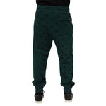 Dolce & Gabbana Green Logo Print Jogger Men Sweatpants Pants PAN76272-48