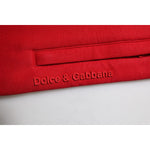 Dolce & Gabbana Red Cotton Logo Jogger Men Sweatpants Pants PAN76323-58