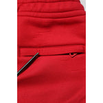 Dolce & Gabbana Red Cotton Logo Jogger Men Sweatpants Pants PAN76323-58