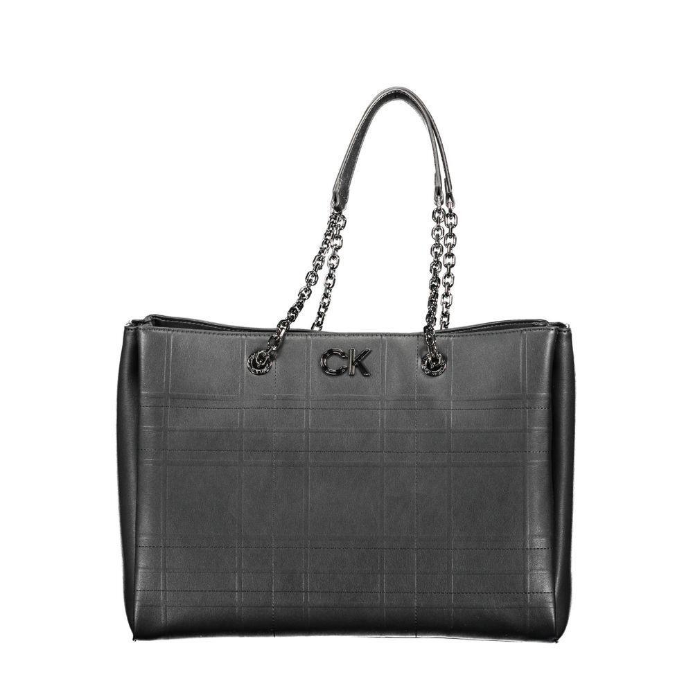 Calvin Klein Black Polyester Handbag CA-13689