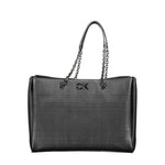Calvin Klein Black Polyester Handbag CA-13689