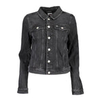 Tommy Hilfiger Black Cotton Jackets & Coat