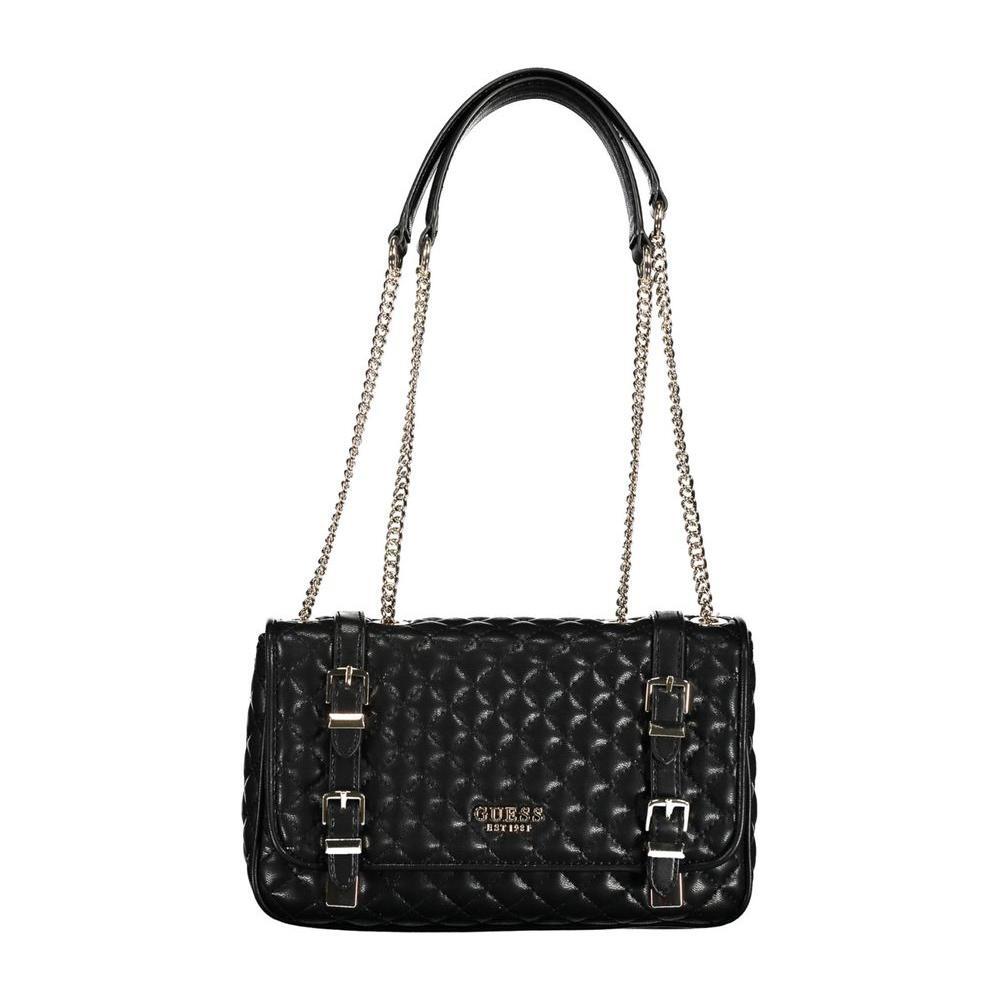 Guess Jeans Black Polyethylene Handbag GU-17391