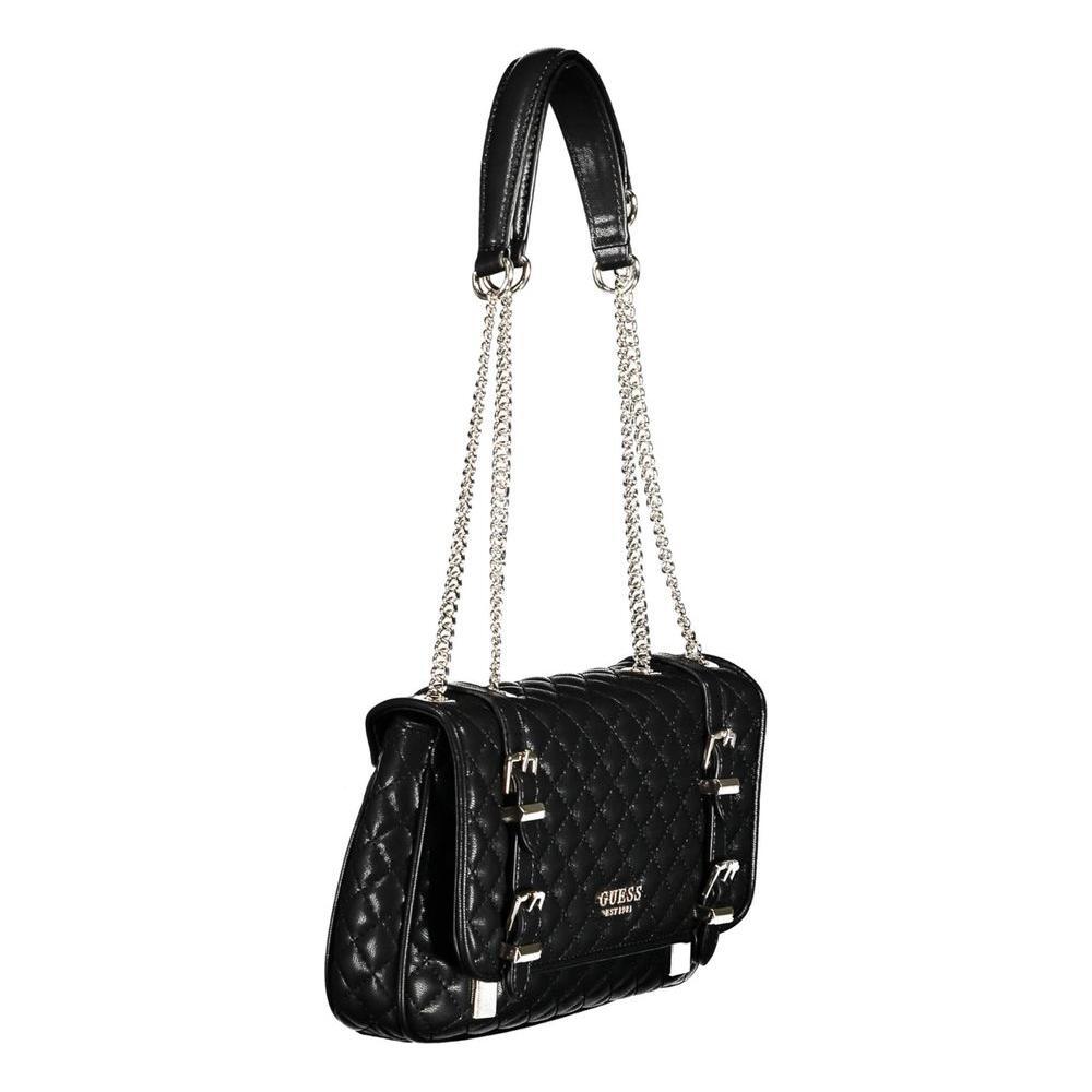 Guess Jeans Black Polyethylene Handbag GU-17391