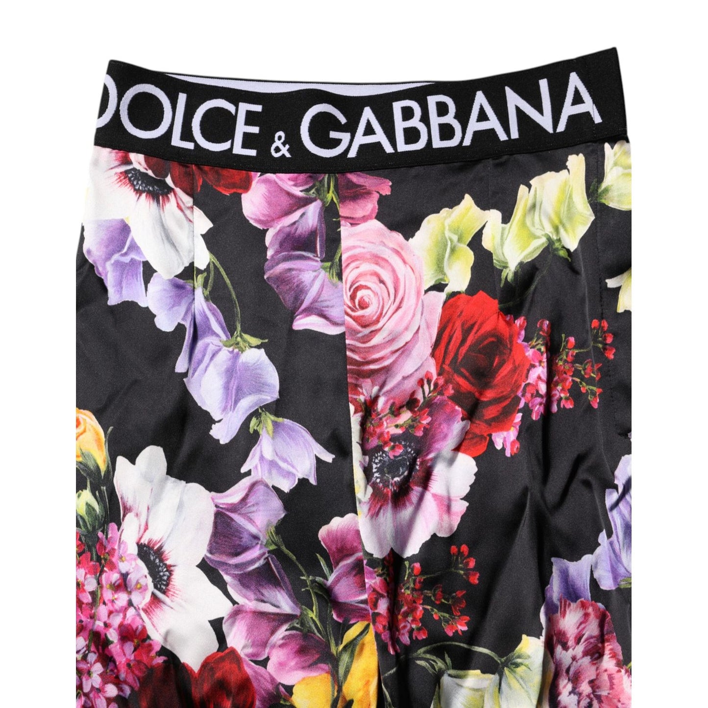 Dolce & Gabbana Multicolor Floral Legging Stretch Waist Pants PAN74991-40