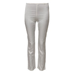 Dolce & Gabbana Ivory Silk Tapered High Waist Pants PAN76305-36