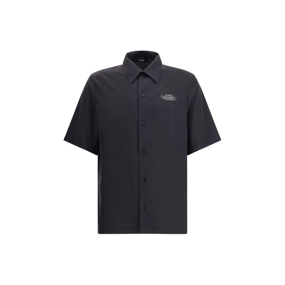 Amiri Spirit Bowling Shirt AM-AMSTCA1148BLACK-M