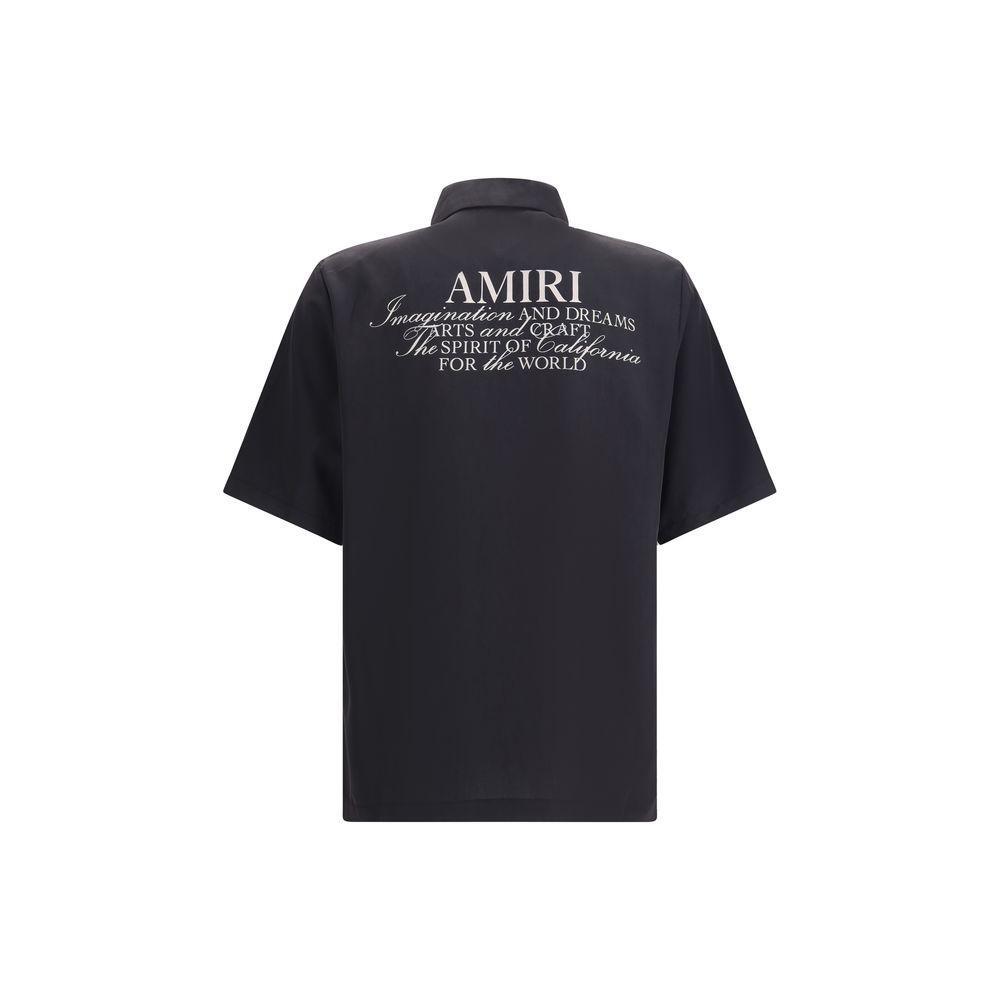 Amiri Spirit Bowling Shirt AM-AMSTCA1148BLACK-M