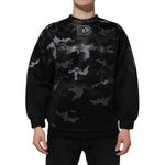 Dolce & Gabbana Black Camouflage Pullover Sweatshirt Sweater TSH906976-44