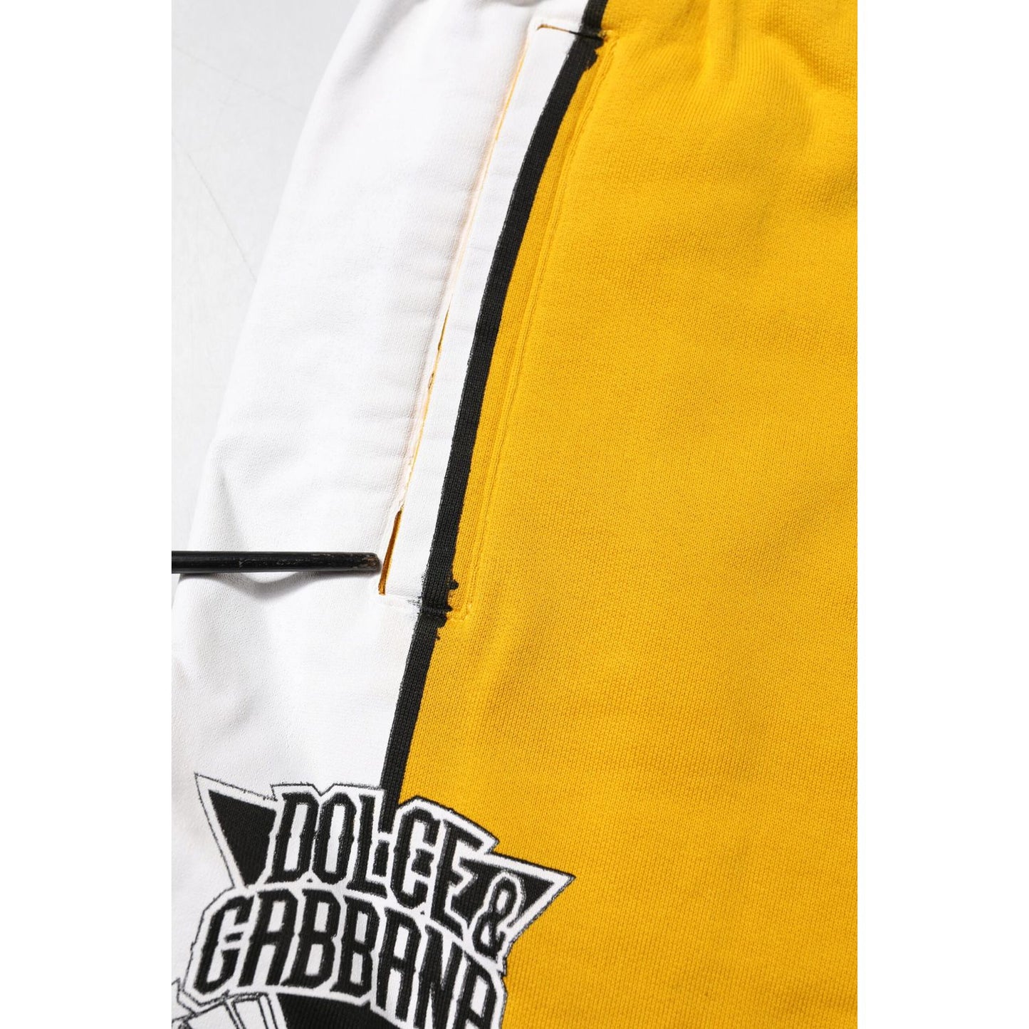 Dolce & Gabbana Yellow Cotton Sweatpants Jogger Trouser Pants PAN76378-48