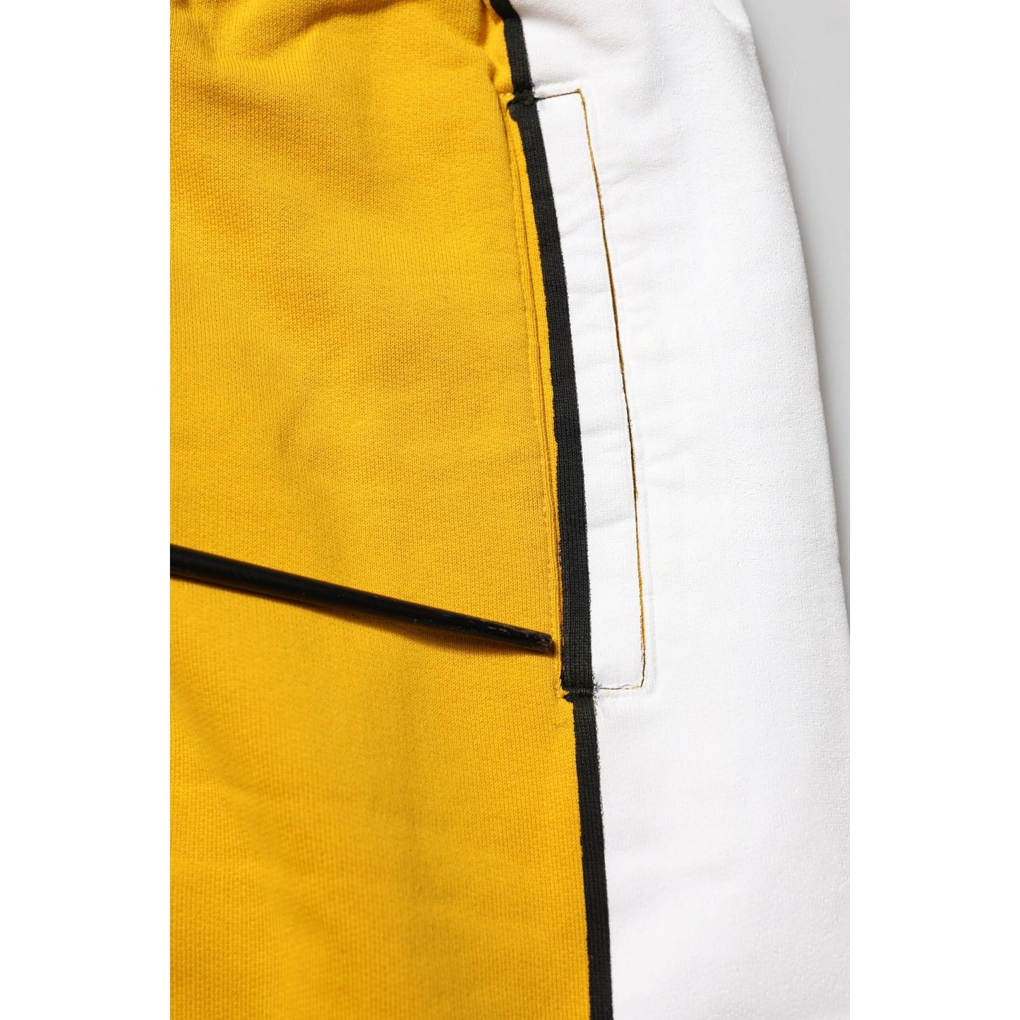 Dolce & Gabbana Yellow Cotton Sweatpants Jogger Trouser Pants PAN76378-48