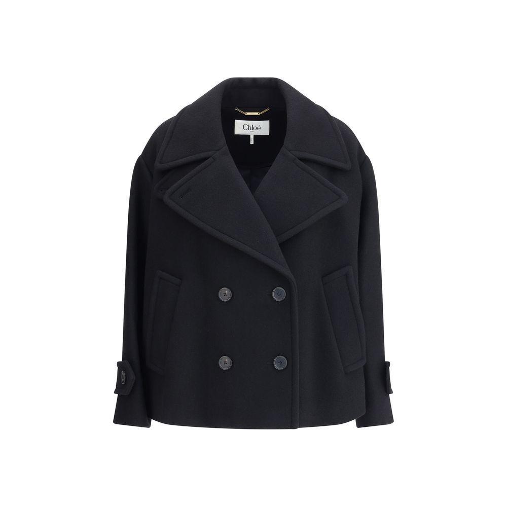 Chloé Oversize short Coat CH-CH25AMA96952001-IT40 | M