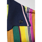 Dolce & Gabbana Multicolor Stripes Collared Men Polo T-shirt THS90357-48