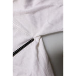 Dolce & Gabbana White Silk Short Sleeves Men Henley T-shirt TSH90566-46