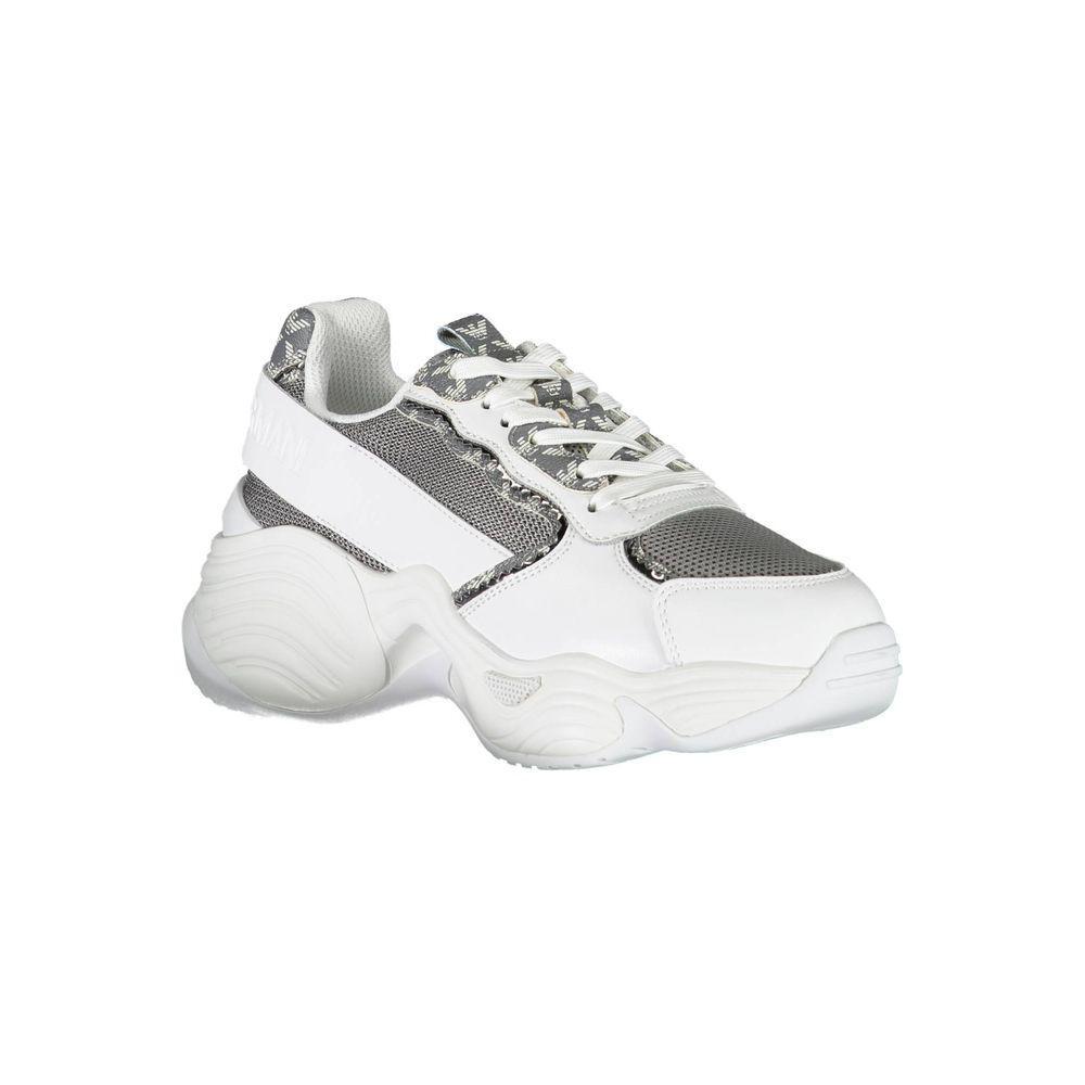Emporio Armani White Polyester Sneaker EM-4278-EU35/US5