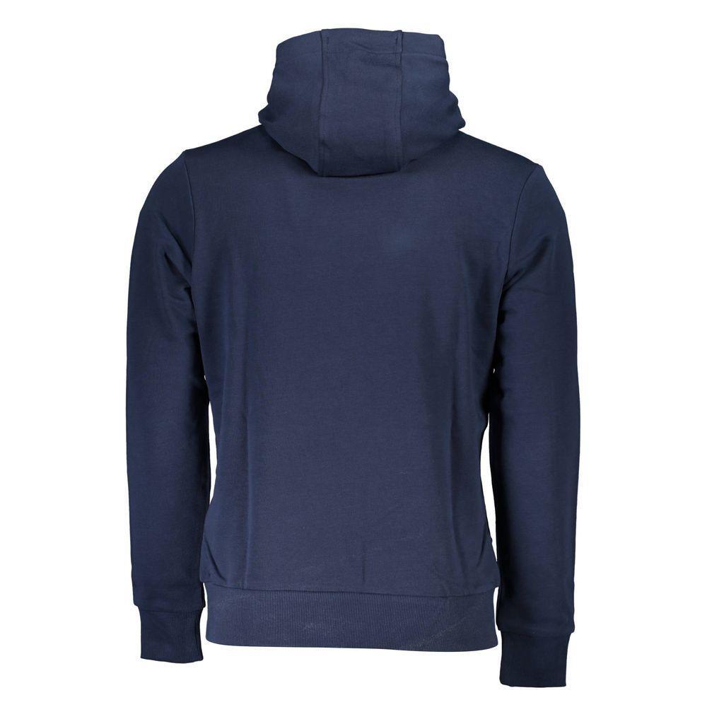 La Martina Blue Cotton Sweater