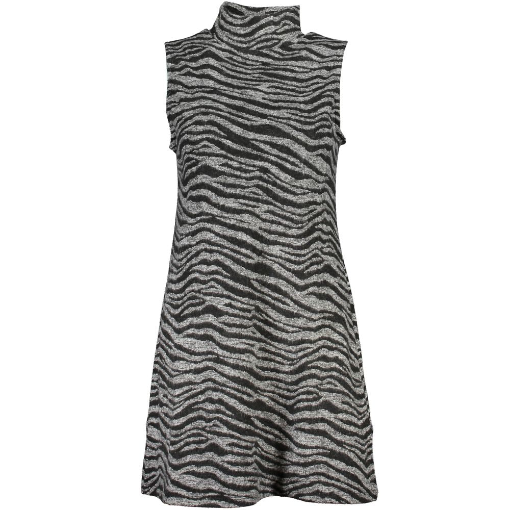 Desigual Black Polyester Dress DE-24873-XL