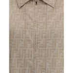 Fendi Chambray cropped Jacket
