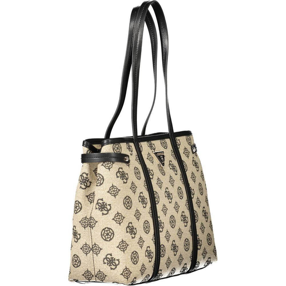 Guess Jeans Beige Cotton Women Handbag GU-39106