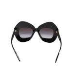 Dolce & Gabbana Black White PIED DE POULE Print Oversized Shades Sunglasses GLA1351