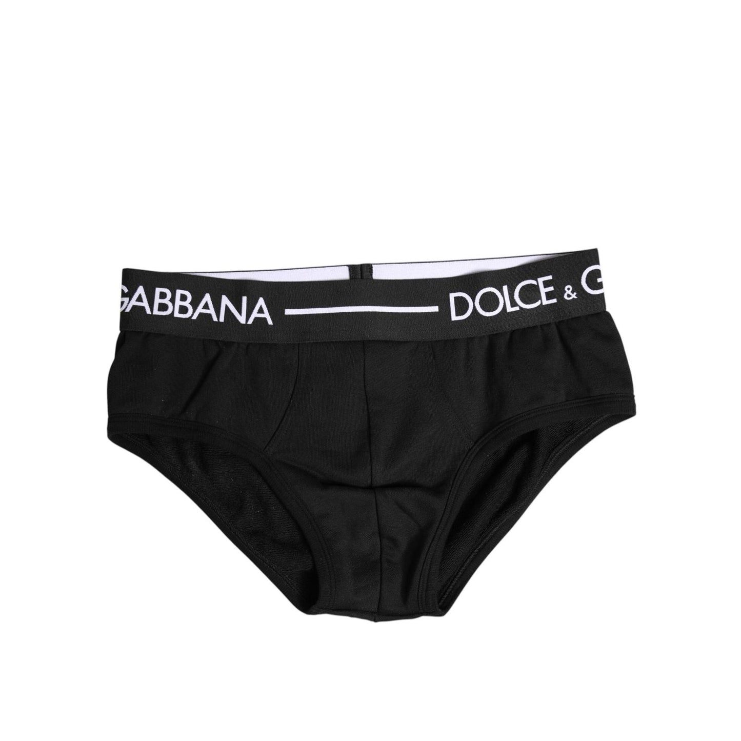 Dolce & Gabbana Black Cotton Stretch Regular Brief Underwear BIK1720-4