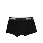 Dolce & Gabbana Black Cotton Stretch Regular Boxer Underwear BIK1726-4