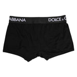 Dolce & Gabbana Black Cotton Stretch Regular Boxer Underwear BIK1726-4