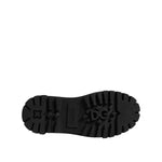 Dolce & Gabbana Black Leather Lace Up Mid Calf Boots Shoes MV7602-40