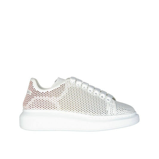 Alexander McQueen White Calfskin Chunky Sneakers