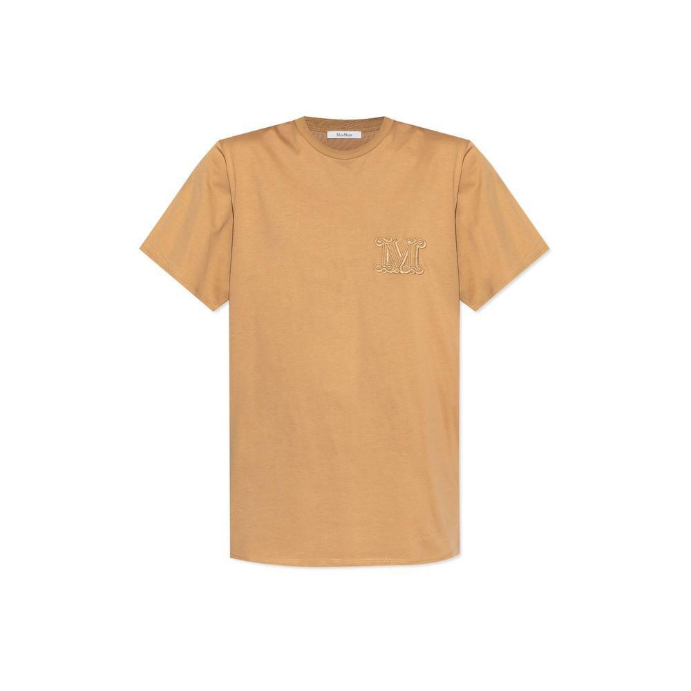 Max Mara Mango logo-embroidered T-shirt MA-8777810182356-L