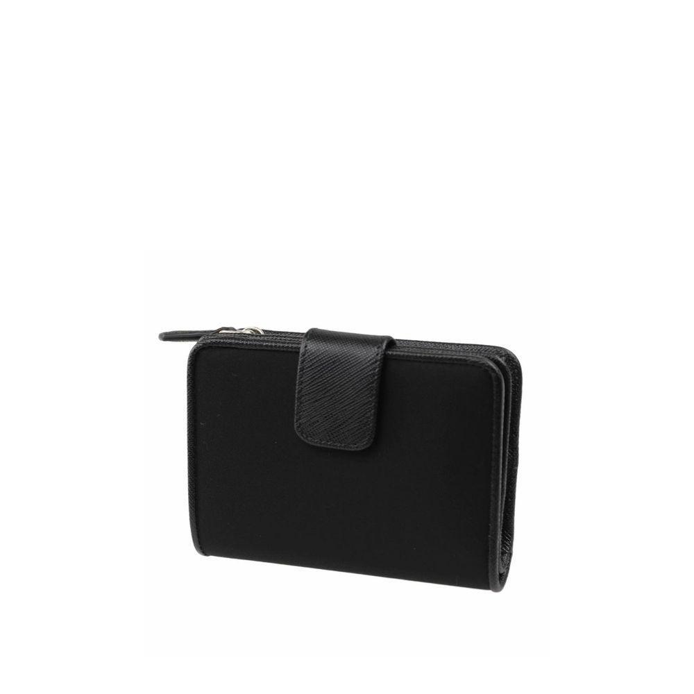 Prada Nylon and Leather French Wallet PR-8809418490068