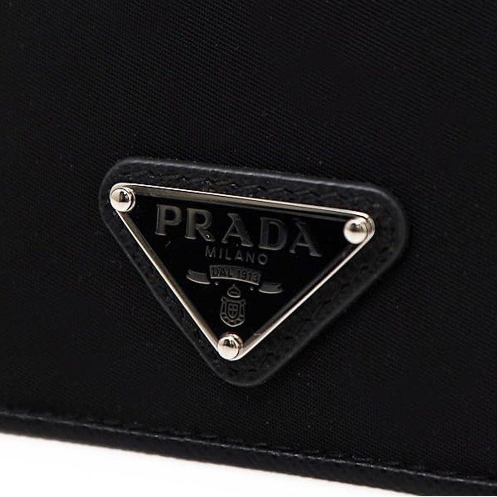Prada Nylon And Leather Card Holder PR-8809424290004