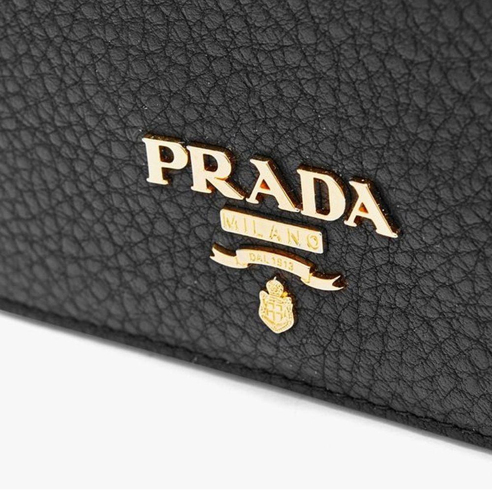 Prada Logo Leather Card Holder PR-8809424552148