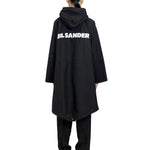 Jil Sander Mid-Length Cotton Hooded Parka