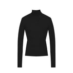 Balenciaga Cashmere Blend Rib Knit Turtleneck