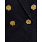 Balmain Double-Breasted Denim Blazer BA-8736269992148-36