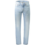 Calvin Klein Blue Cotton Men Jeans CA-39195-W30 | L32