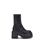 Casadei Faux leather Ankle Boots CA-2Q178Z070NLAABR9000NEROICONIC-EU40/US10