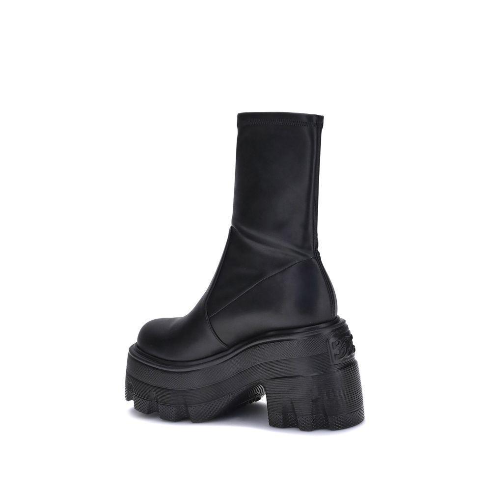 Casadei Faux leather Ankle Boots CA-2Q178Z070NLAABR9000NEROICONIC-EU40/US10