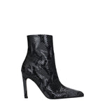 Paris Texas Gray Leather Ankle Boots PA-8547457466633-EU37/US7