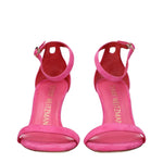 Stuart Weitzman Pink Leather Stiletto Heels Sandals ST-8586624794889-EU36/US6