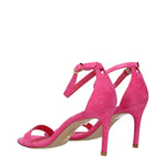 Stuart Weitzman Pink Leather Stiletto Heels Sandals ST-8586624794889-EU36/US6