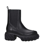 Off-White Black Leather Ankle Boots OF-8595927925001-EU40/US10