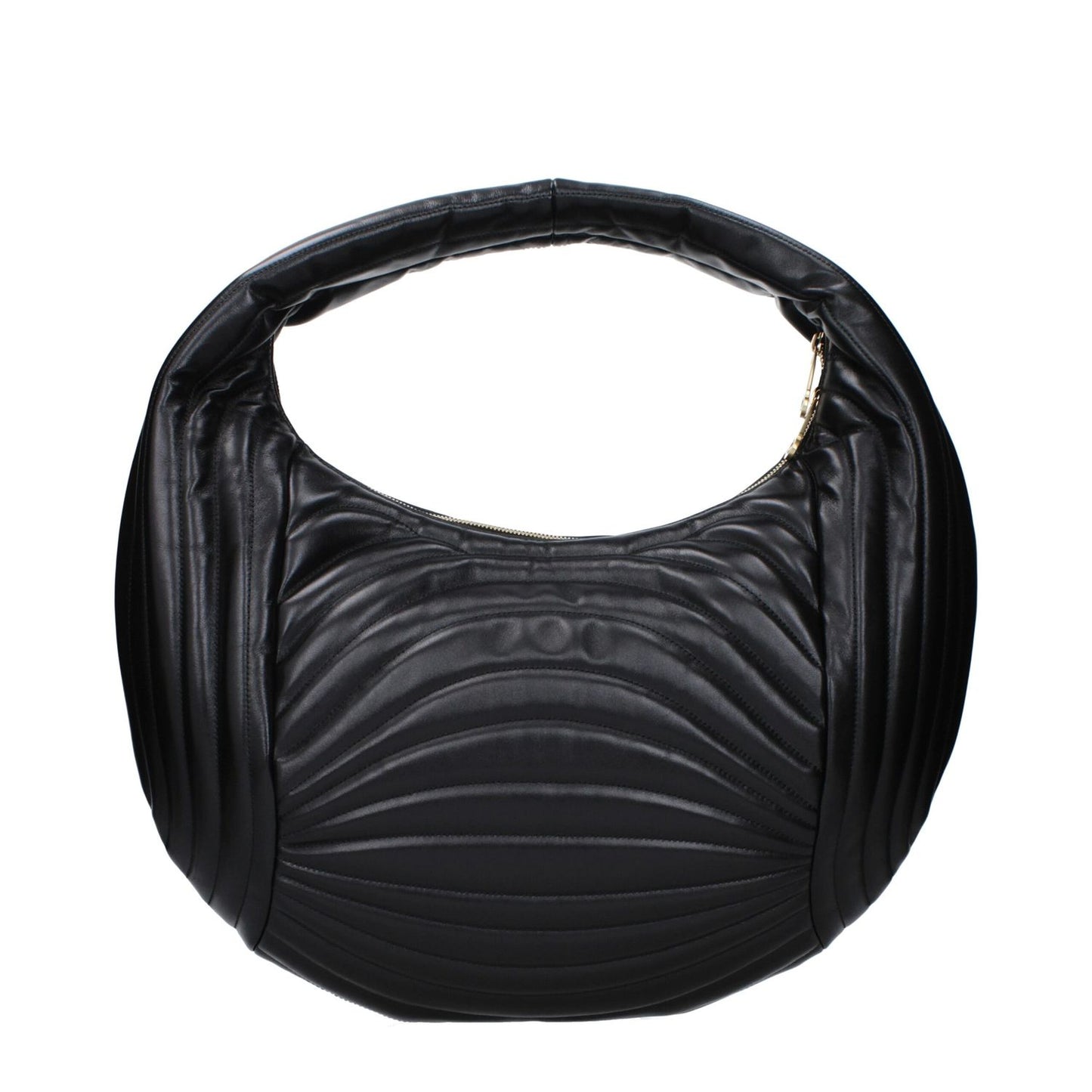 Salvatore Ferragamo Black Leather Handbag